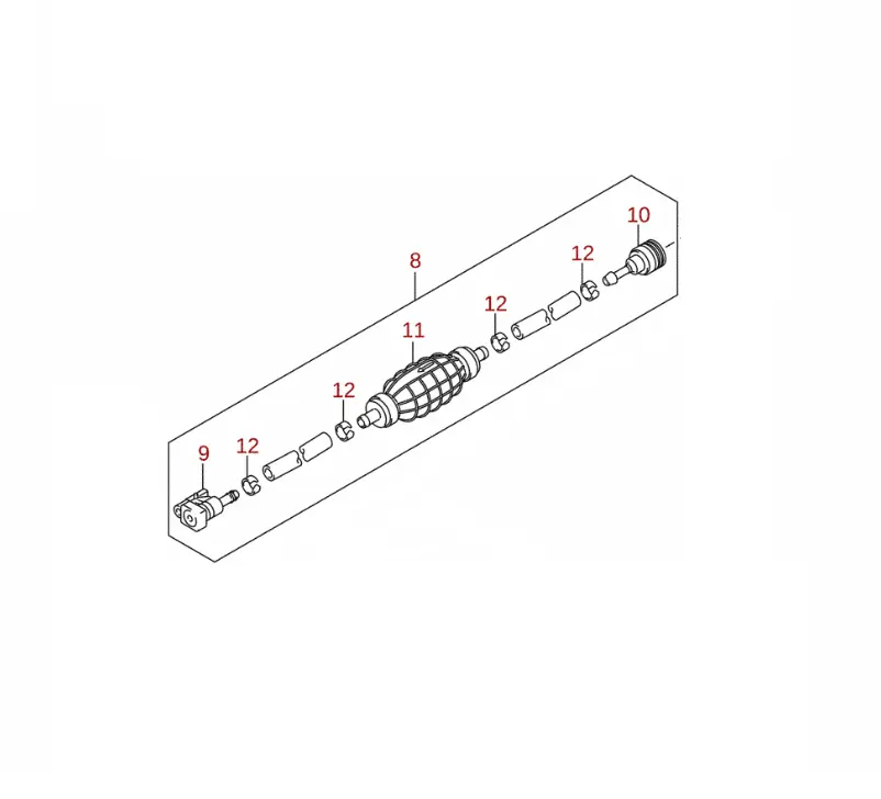 Brandstofslang buitenboordmotor voor DF5A- DF30A