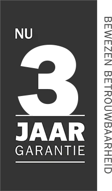 3 jaar garantie